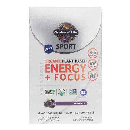 Organic Plant-Based Energy + Focus, GOLS